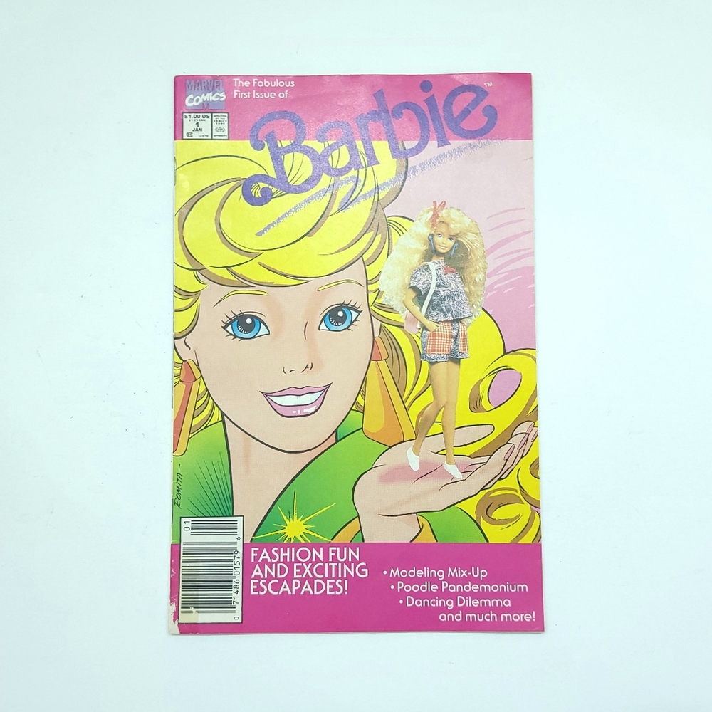 Marvel Comics Barbie #1 1991 First Issue *Wear And Tears To The Covers*